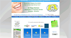 Desktop Screenshot of dentista-bologna.it